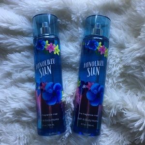 Bath and Body Works Honolulu Sun Sprays